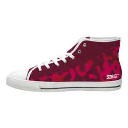 Custom high top canvas shoes white urban stealth - High-top-shoes