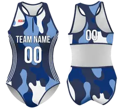 Custom water women speed suit marine camo - Women-water-speed-suits