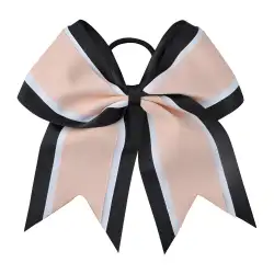 Custom cheerleading bow adult youth peach blossom - Cheerleading-bows