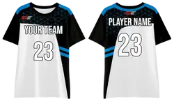 Custom moisture-wicking spot stripe adult youth unisex shirt - Jersey
