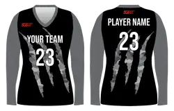 Custom superior design adult youth long sleeve volleyball jersey - Jersey