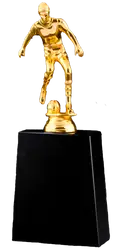 Golden man soccer trophies awards - Trophies-awards
