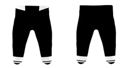 Custom classy no belt solid design adult youth unisex football pants - Football-pants