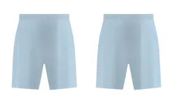 Custom light blue adult youth unisex soccer shorts - Short