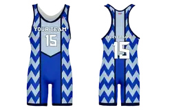 Custom zig zag wave adult youth unisex powerlifting singlets - Powerlifting-singlets