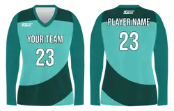 Custom prime  adult youth unisex volleyball long sleeve plain design jersey - Jersey