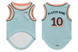 Custom pet nba basketball jersey replica muzzle & spurs - Pets-basketball-jersey