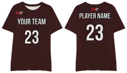 Custom dark brown adult youth unisex short-sleeve comfort t shirt - Shirt