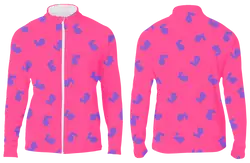 Custom rabbit animal long sleeve adult youth unisex full zip jacket - Shirt-long-sleeve