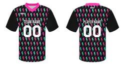Custom multi color design nature adult youth unisex football jersey - Jersey