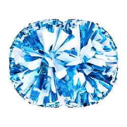 Custom cheerleading pom poms lake blue - Pom-poms