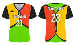 Custom intersecting solids design adult youth soccer jersey - Jersey