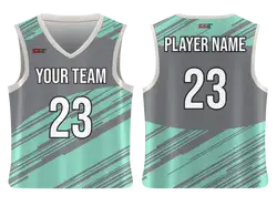Custom ribbon stripe adult youth unisex basketball jersey - reversible uniform - Jersey