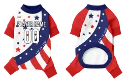 Custom pet holiday pajama star spangled - Pets-pajama