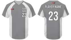 Custom shoulder sides stripe adult youth unisex softball jersey - Jersey