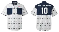 Custom fishing shirt adult youth unisex aqua art - Jersey