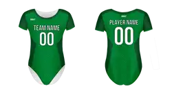 Custom women short sleeve one piece dance uniform abstract envy - Dance-jerseys