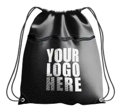 Drawstring bag with zipper shadowcore - Drawstring-bag