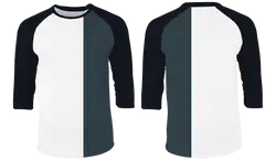 Custom sleek line 3/4 sleeve shirt - Shirt-3-4-sleeve