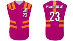 Custom lines shape design sleeveless adult youth unisex softball jersey - Jersey