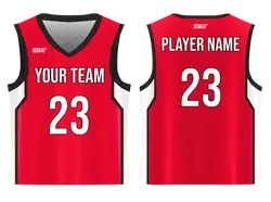 Custom white sided solids adult youth unisex basketball jersey - reversible uniform - Jersey