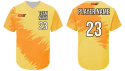 Custom zig zag three button adult youth unisex softball jersey - Jersey