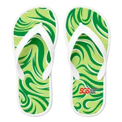 Custom flip flops white flexi - Flip-flops