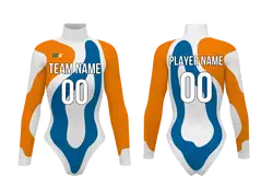 Custom cheerleading bodysuit adult youth active color design - Cheerleading-bodysuits