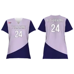 Custom women short sleeve scrubs top cobalt mist - Scrub-tops