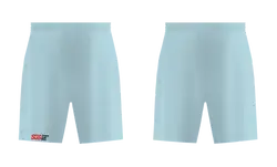 Custom light blue adult youth unisex soccer shorts - Short