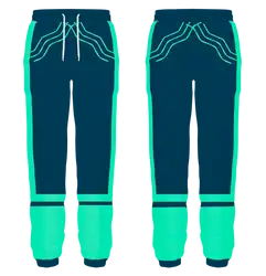 Custom top zig zag stripes adult youth unisex sweatpants - Sweatpant