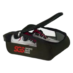 Custom golf shoe bag quarter mesh tempo - Golf-shoe-bags