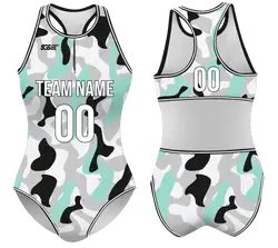 Custom water women speed suit steel camouflage - Women-water-speed-suits
