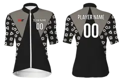 Custom cycling short sleeve adult youth unisex shadow geo - Jersey