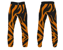 Custom tiger animal adult youth unisex softball pants - Softball-pants