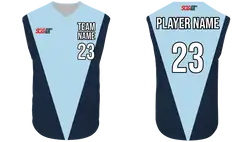 Custom v-shape solids design sleeveless adult youth unisex softball jersey - Jersey