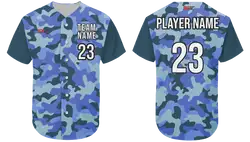 Custom chest camo adult youth unisex softball jersey - Jersey
