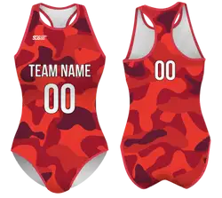 Custom water women speed suit ruby rapids - Women-water-speed-suits