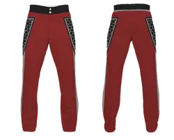 Custom circular  design adult youth unisex baseball pants - Baseball-pants