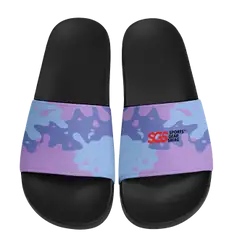 Custom slides black unisex ripple - Slides