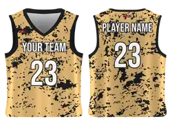 Custom specks abstract adult youth unisex basketball jersey - reversible uniform - Jersey