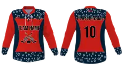 Custom  youth unisex hockey jersey laces - Jersey