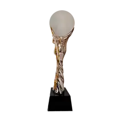 Luminous glass ball trophy - Trophies-awards