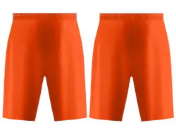 Custom solid non reversible basketball jersey orange color - Jersey