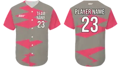 Custom zig-zag abstract adult youth unisex baseball jersey - Jersey