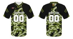 Custom mosaic camo adult youth unisex football jersey - Jersey