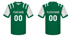 Custom majestic shoulder stripes adult youth unisex football jersey - Jersey