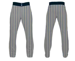 Custom vertical line design adult youth unisex baseball pants - Baseball-pants