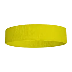 Custom adult youth unisex solid fluorescent yellow headband - Head-band