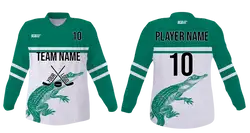 Custom crocodile adult youth unisex hockey jersey - Jersey